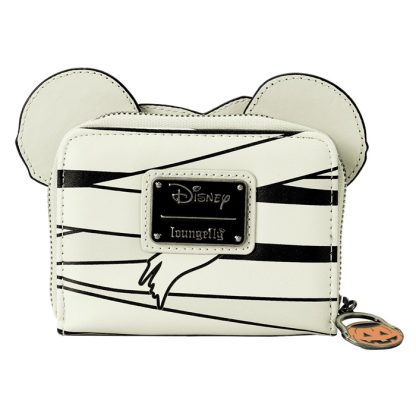 Mickey Mouse Mummy Cosplay Glow Zip Around Wallet - Image 3
