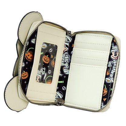 Mickey Mouse Mummy Cosplay Glow Zip Around Wallet - Image 4