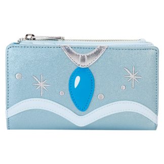 The Princess and the Frog Tiana Blue Gown Glitter Cosplay Flap Wallet
