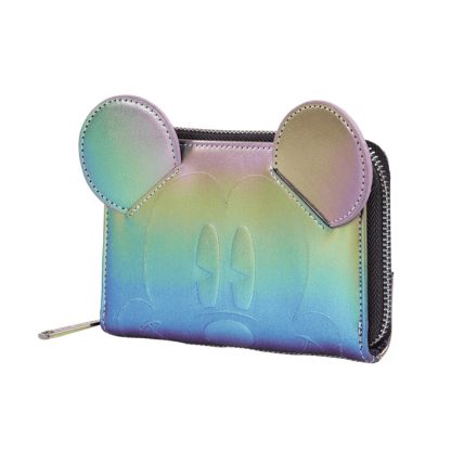 Mickey Mouse Exclusive Oil Slick Iridescent Cosplay Zip Around Wallet - Image 3