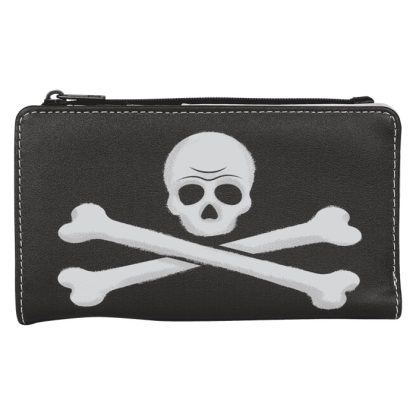 Peter Pan Exclusive Captain Hook Pirate Skull Flap Wallet