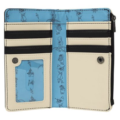 Peter Pan Exclusive Captain Hook Pirate Skull Flap Wallet - Image 3