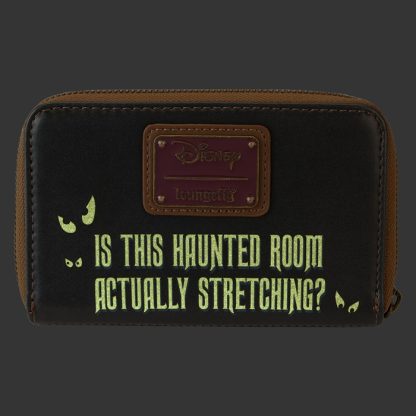 Haunted Mansion Stretching Room Portraits Glow Zip Around Wallet - Image 7