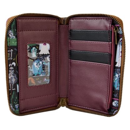 Haunted Mansion Stretching Room Portraits Glow Zip Around Wallet - Image 9