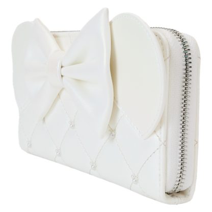 Minnie Mouse Iridescent Wedding Zip Around Wristlet Wallet - Image 4