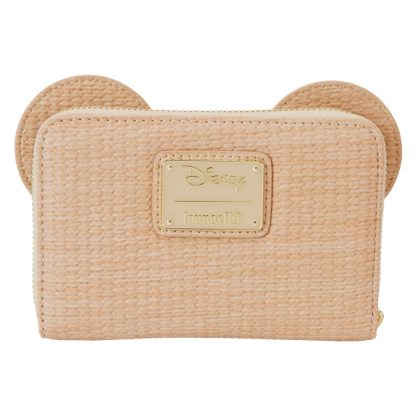 Mickey Mouse Woven Texture Zip Around Wallet - Image 4