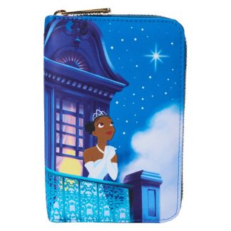 The Princess And The Frog 15th Anniversary Evening Star Glow Zip Around Wallet