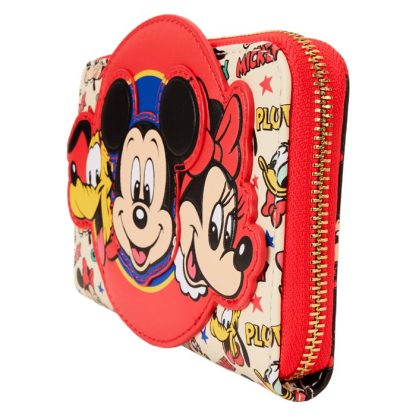 Mickey & Friends Classic All-Over Print Zip Around Wallet - Image 4