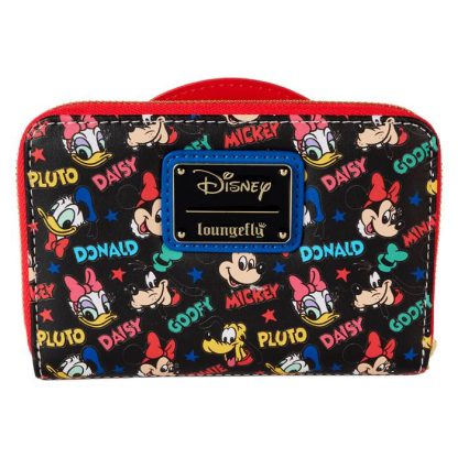 Mickey & Friends Classic All-Over Print Zip Around Wallet - Image 5