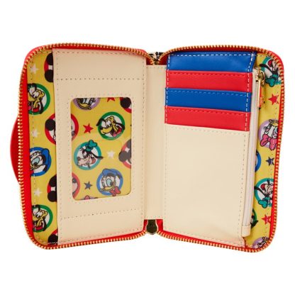 Mickey & Friends Classic All-Over Print Zip Around Wallet - Image 6