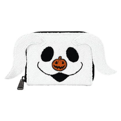 The Nightmare Before Christmas Exclusive Zero Sequin Cosplay Glow Zip Around Wallet