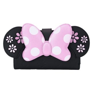 Minnie Mouse Floral Rock The Dots Flap Wallet