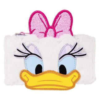 Daisy Duck 85th Anniversary Sequin Plush Cosplay Large Card Holder