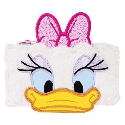 Daisy Duck 85th Anniversary Sequin Plush Cosplay Large Card Holder