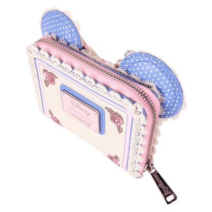 Minnie Mouse Floral and Lace Zip Around Wallet - Image 4