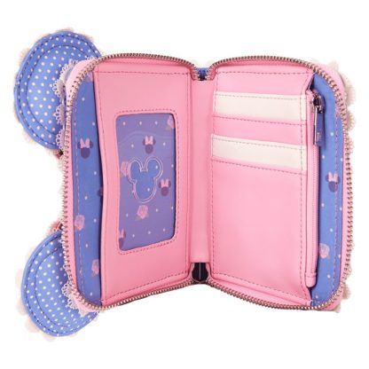 Minnie Mouse Floral and Lace Zip Around Wallet - Image 6