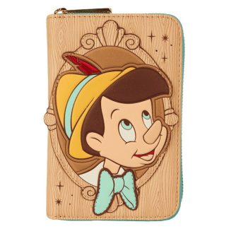 Pinocchio Cameo Zip Around Wallet