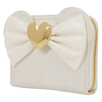 Minnie Mouse Iridescent Lace Wedding Zip Around Wallet - Image 5
