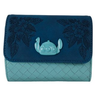 Stitch Embroidered Floral Wallet