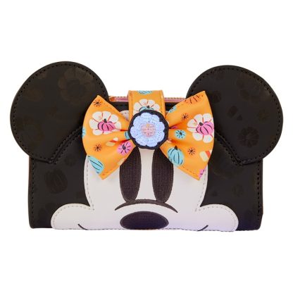 Minnie Mouse Cosplay Floral Pumpkin Flap Wallet