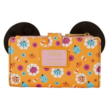 Minnie Mouse Cosplay Floral Pumpkin Flap Wallet - Image 6