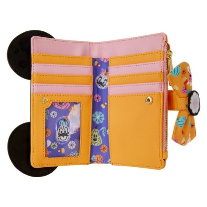 Minnie Mouse Cosplay Floral Pumpkin Flap Wallet - Image 7