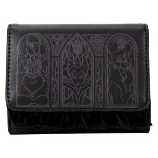 Disney Villains Stained Glass Trifold Wallet