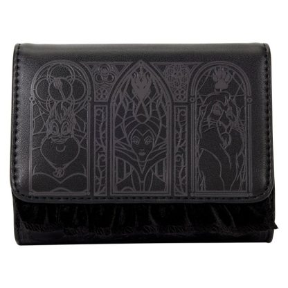 Disney Villains Stained Glass Trifold Wallet