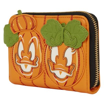 Donald & Daisy Jack-o'-Lantern Exclusive Glow Zip Around Wallet - Image 4