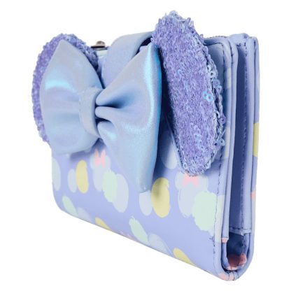 Minnie Mouse Exclusive Iridescent All-Over Print Sequin Ear Flap Wallet - Image 4