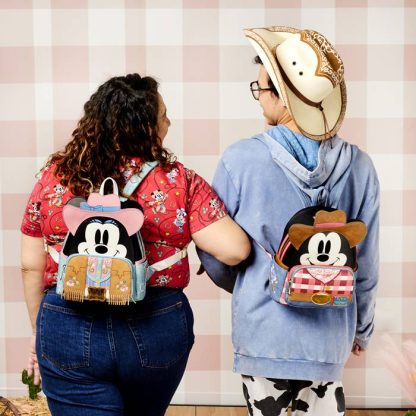 Western Mickey & Minnie Lasso All-Over Print Unisex Tee - Image 3